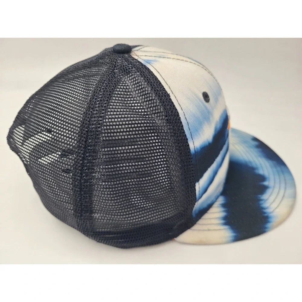 Houston Astros Tie Dye New Era 9Fifty Mesh Trucker‎ Snapback Hat Cap Blue White